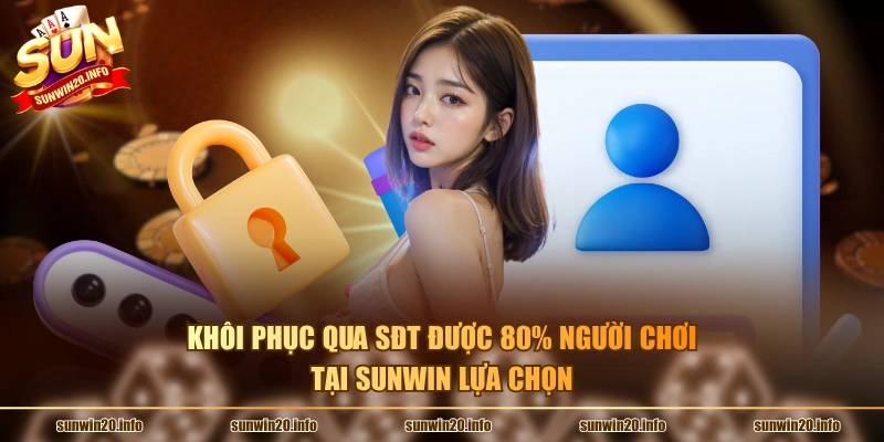 Khôi phục qua SĐT được 80% người chơi tại Sunwin lựa chọn