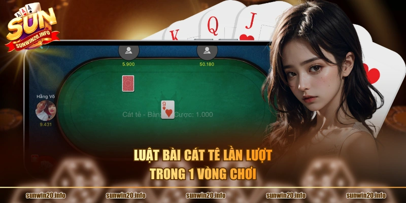 Luật bài cát tê lần lượt trong 1 vòng chơi